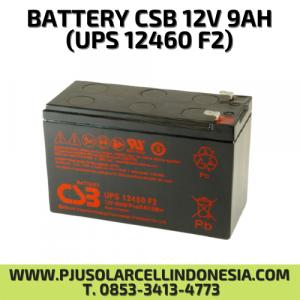 BATTERY CSB 12V 9AH (UPS 12460 F2)