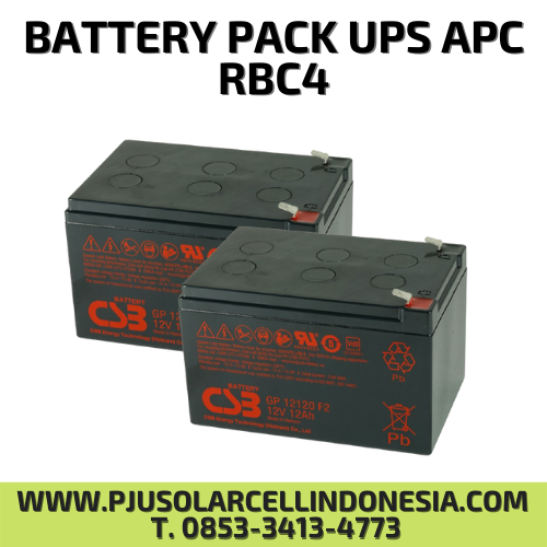BATTERY PACK UPS APC RBC4