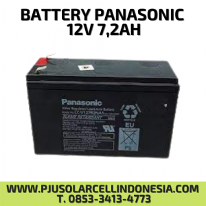 BATTERY PANASONIC 12V 7,2AH