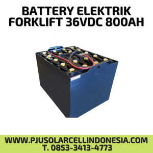 BATTERY ELEKTRIK FORKLIFT 36VDC 800AH