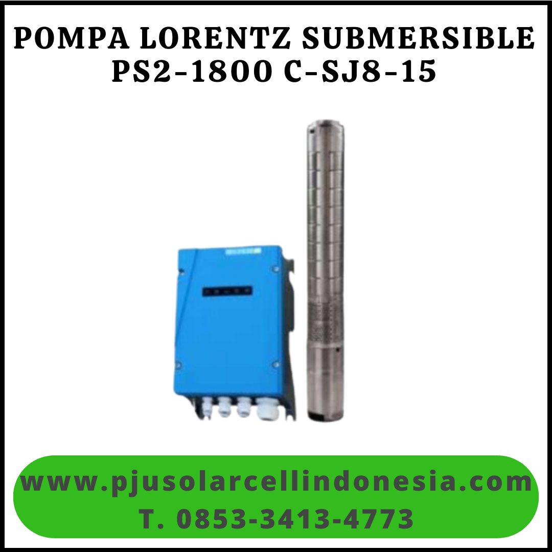 Pompa Air Submersible Tenaga Surya Lorentz PS2-1800 C-SJ8-15