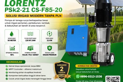 Pompa Air Lorentz PSk2-21 CS-F85-20 dan Kenapa Cocok untuk Irigasi Modern?