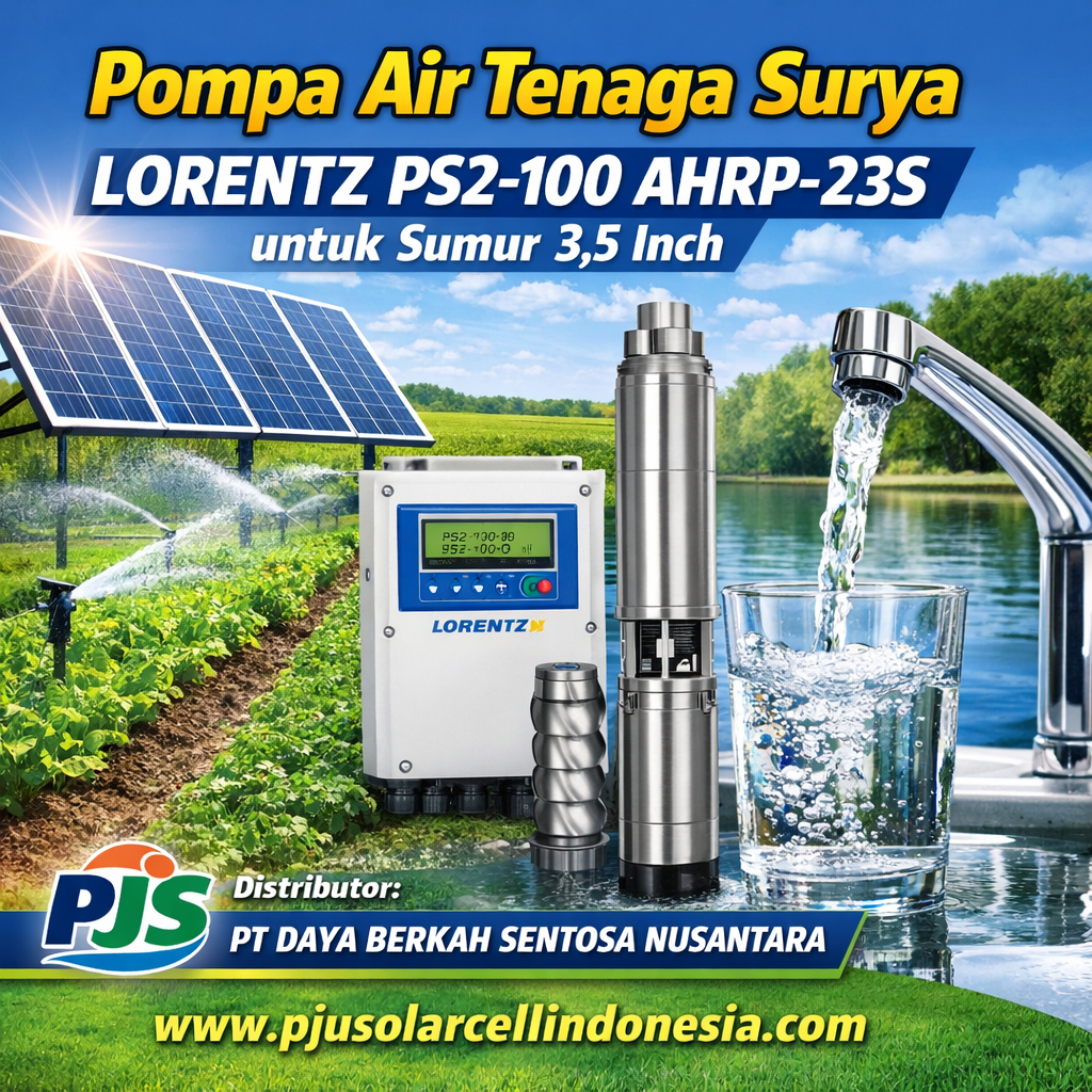 Distributor Pompa Air Tenaga Surya Lorentz PS2-100 di Biak Papua 1 ChatGPT Image 7 Jan 2026 17.21.13