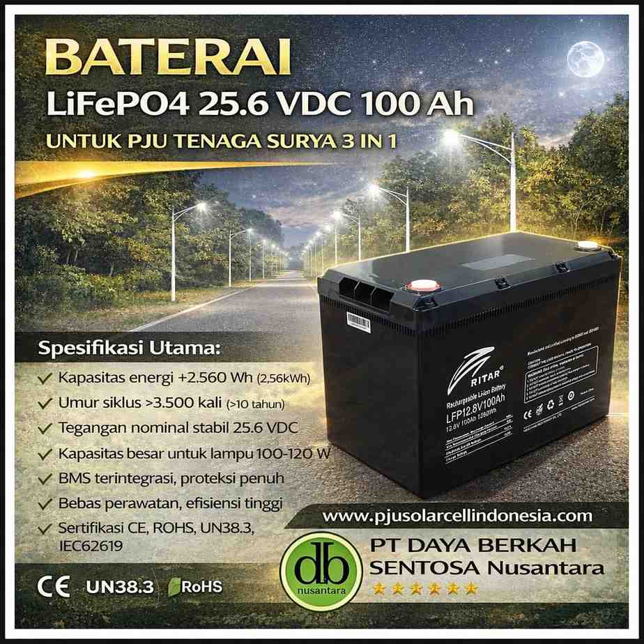 lifepo4.25.6vdc100a
